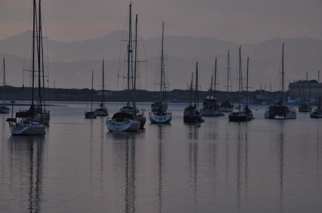 Morro Bay harbor from Tidelands Park